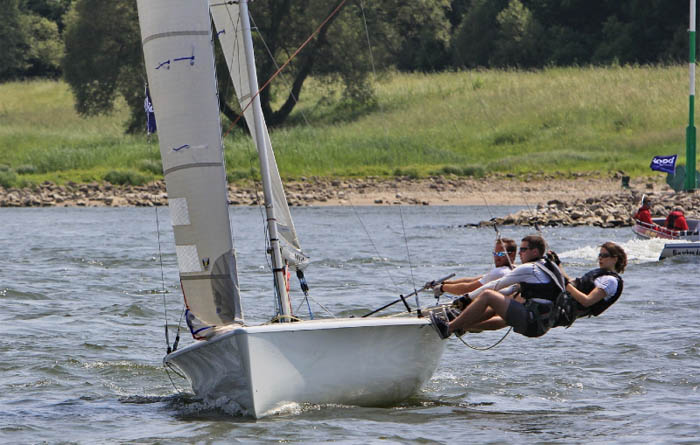 Rheinsegeln heute - Kölner Yacht Club - Segeln auf dem Rhein, Segelsport